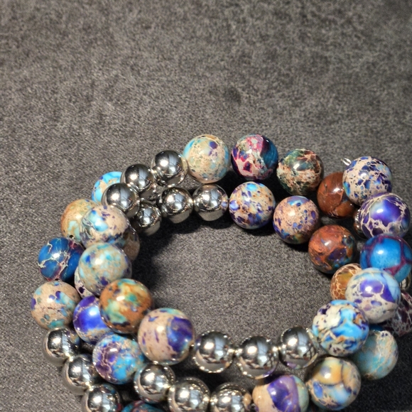 Hand Crafted Jewelry - Colorful Beaded Bracelet Set